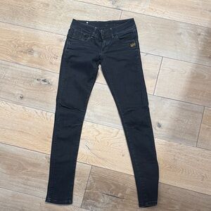 G-Star Raw Women's Black Skinny Jeans